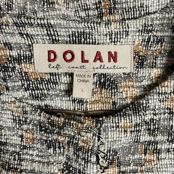 DOLAN Leopard Longline Jacket size Large - Picture 8 of 11